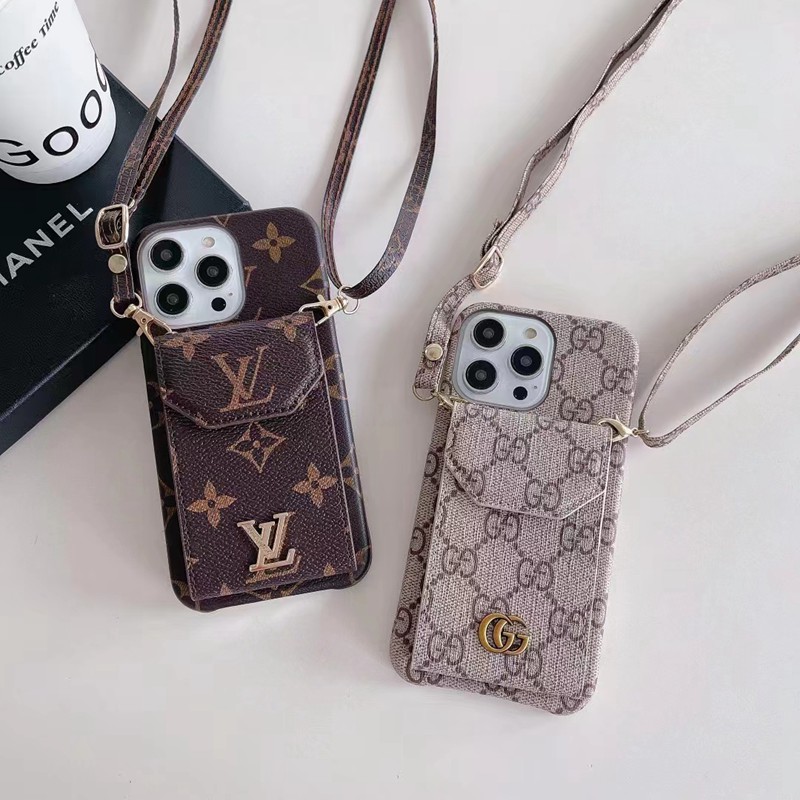 Gucci iPhone13/14/15 Pro Max Wallet Flip CaseShockproof