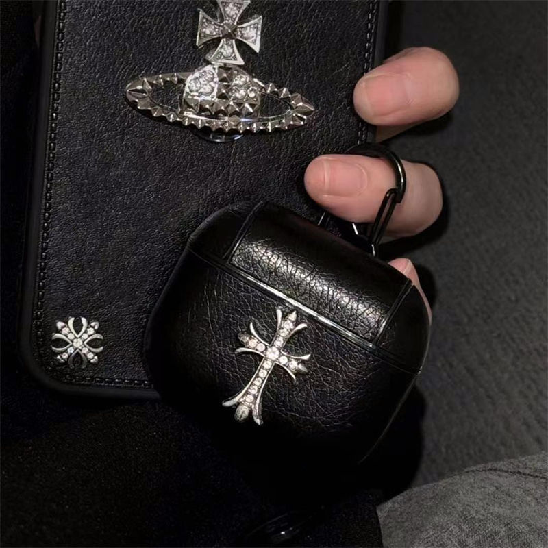 Chrome Hearts AirPods4 Case Custodia Hulle Funda