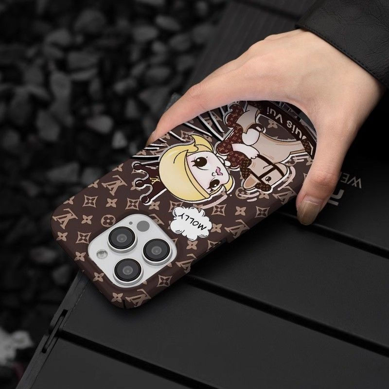 Louis Vuitton iphone 14 15 16 Custodia Hulle Funda