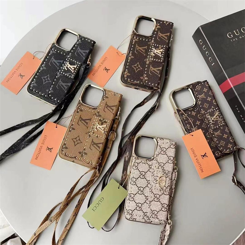 LV iPhone13/14/15 16 Pro Max Wallet Flip Case