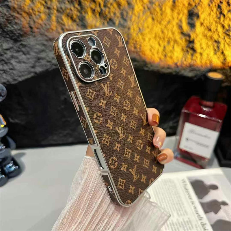 Lv iPhone 16e/13/14/15 16 Pro Max Wallet Flip Case