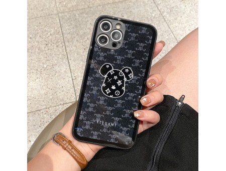 Chanel iPhone 14 Pro Max Plus Case Loewe Kaws Luxury Leather Cover
