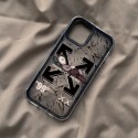 Off-White KAWS brand iphone 14 pro max 14 plus case clear shockproof protective cover original luxury fake iphone shell
