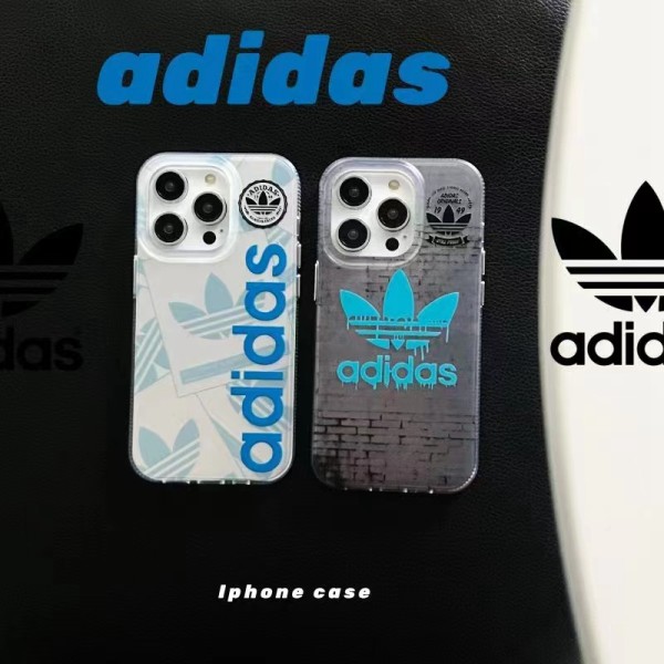 Adidas luxury monogram elegant case For iphone 14 Pro Max 13 12 11 cover