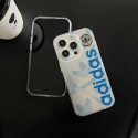 Adidas luxury monogram elegant case For iphone 14 Pro Max 13 12 11 cover