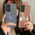 Burberry luxury cute bear monogram case For galaxy s23 plus ultra a54 5g s22 + plus ultra a53 note20 cover 