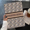 Burberry ipad 10th/pro 2022 case luxury monogram stand print ipad air5/4/mini6/5/9/pro 2021/2020 brand protection pen case women men cute cover