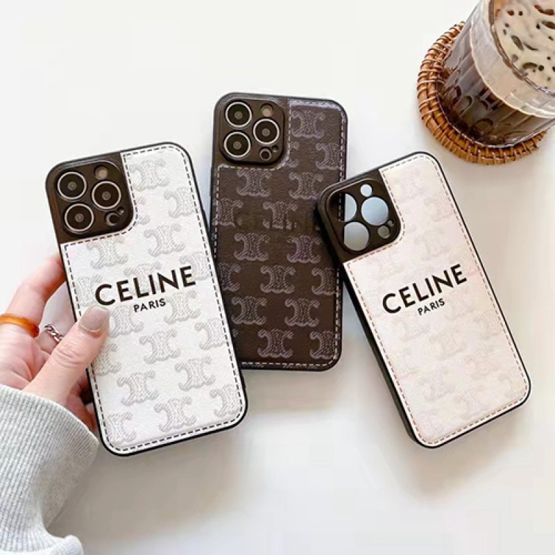 CELINE iPhone 15/14/13/12/11 PRO Max xr/xs case hülle CoverLuxury iPhone 15 Pro max 14 Case Back Cover coque  ledertascheFashion Brand Full Cover housseLuxury Case Back Cover schutzhülle