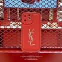 YSL Chanel luxury monogram shine leather cute case For iphone 14 Pro Max 13 12 11 cover 