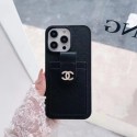 Chanel galaxy s24+ luxury iphone15 14 pro max 13 12 11 case card wallet galaxy s23 + plus ultra s22 leather bag monogram cover