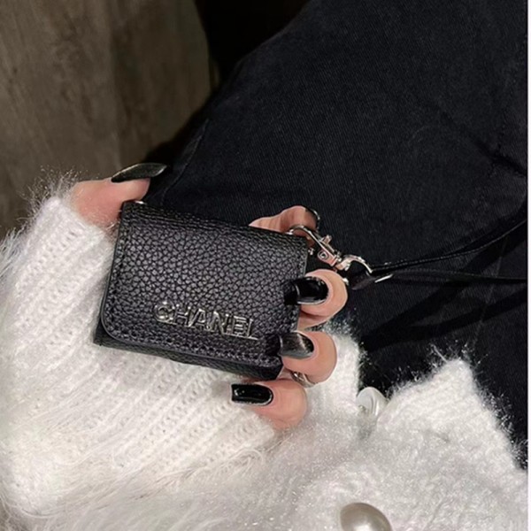 Chanel Charging Case  schutzhülle Replacement Compatible with AirPod 1st 2nd 3rd pro 2ndAirPods Case Custodia Hulle Fundaairpods Waterproof Case Shock Proof Protective CoverWireless Charging Airpods pro 2 3 1 Earbuds Case Cover Skin Shell