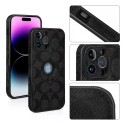 Coach luxury  leather monogram carrage iphone 14 pro max case 13 12 11 cover