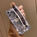 Dior luxury handband stand ring monogram elegant cute case For iphone 14 Pro Max iphone 13 12 11 cov