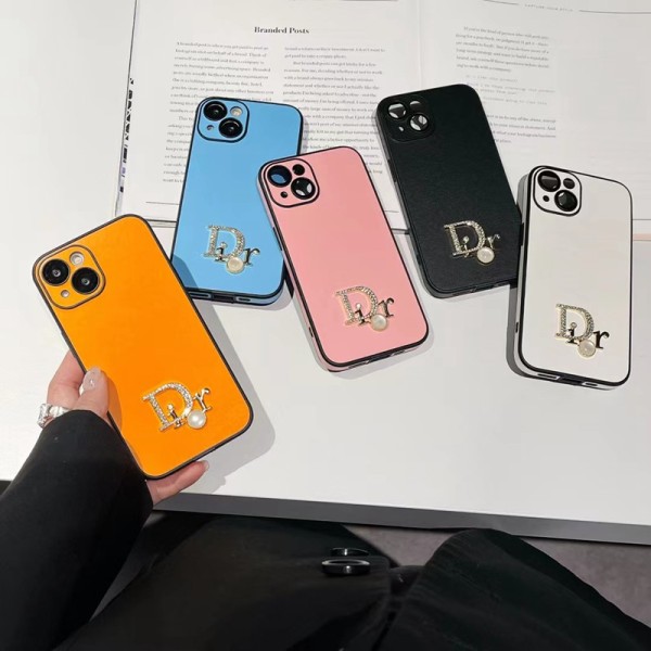 Dior Luxury designer iPhone 15 plus 15 pro max 14 case coqueFashion Brand Full Cover housseLuxury Case Back Cover schutzhülleiphone 14 15 Custodia Hulle Funda