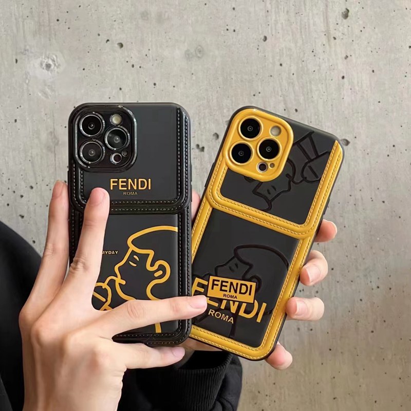 Fendi iPhone13/14/15 Pro Max Wallet Flip Caseoriginal luxury fake case iphone xr xs max 15/14/12/13 pro max shellFashion Brand Full Cover housseiphone 14 15 Custodia Hulle Funda