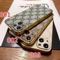 Gucci monogram GG monogram shine brand case cute cover For iphone 14 Pro Max iphone se3 13 Mini Iphone 12 11 SE2 7 8 X Xr Xs