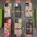Gucci luxury leather card bag chain monogram disney bee snake iphone 14 pro max case 13 12 11 x xs xr 8 7 cover