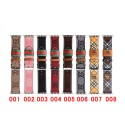 Burberry Gucci luxury Apple Watch Band knight Pattern Wrist Strap leather Iwatch Strap For Apple Watch Series 8 se2 ultra 7 se 6 5 4 3 2 1 38/40/41/42/44/45/49mm men women