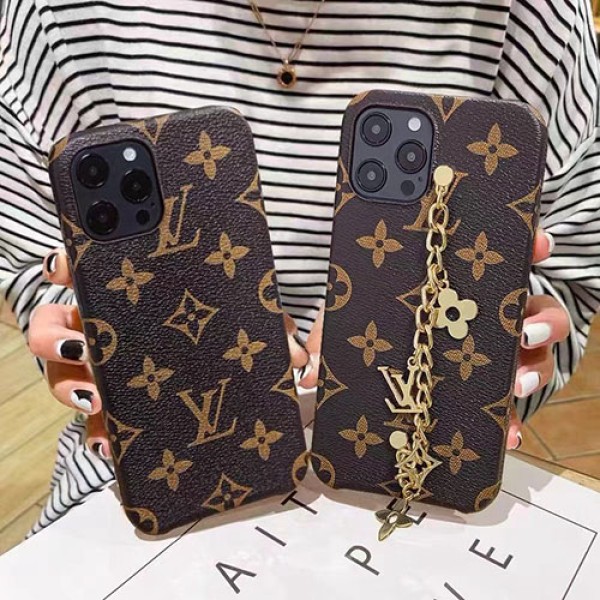 Louis Vuitton chain iphone 14 14 pro max 14 plus 13 12 pro max case monogram brand cool modern style cover for women ladies men