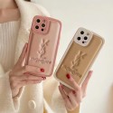 Yves Saint Laurent leather luxury monogram YSL pattern cute fashion brand case elegant cover For iphone 14 Pro Max 14 plus se3 13 12 11 SE2 7 8 plus X Xr Xs