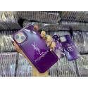 Louis Vuitton Yves Saint Laurent Gucci Loewe monogram brand purple shine case For iphone 14 Pro Max iphone se3 13 Mini Iphone 12 11 SE2 7 8 X Xr Xs cover