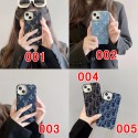 Louis Vuitton DIOR iphone 14 14 pro max 14 plus 13 12 pro max case monogram denim cool modern style cover for women ladies men