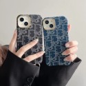 Louis Vuitton DIOR iphone 14 14 pro max 14 plus 13 12 pro max case monogram denim cool modern style cover for women ladies men