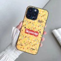 LV Supreme luxury iphone 14 pro max case colorful monogram classic co-brand 13 12 11 cover