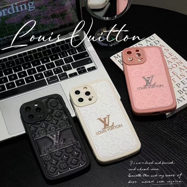 LV luxury monogram soft cute case For iphone 14 Pro Max 13 12 11 cover 
