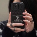 LV luxury monogram soft cute case For iphone 14 Pro Max 13 12 11 cover 