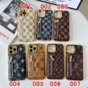 LV luxury leather card wallet bag zipper monogram iphone 14 pro max case 13 12 11 cover
