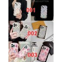 Chanel Louis Vuitton luxury clear flow shine monogram flower bowknot color cute case For iphone 14 Pro Max 13 12 11 cover 