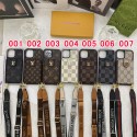 Louis Vuitton Gucci leather strap monogram wallet card elegant LV bag cover For iphone 14 Pro Max 13 12 11 x xs xr 8 7+ cover
