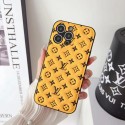 LV luxury monogram Louis Vuitton soft leather cute classic case For iphone 14 Pro Max 13 12 11 cover