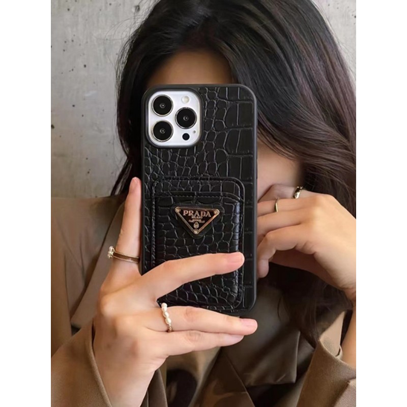 Prada Luxury designer iPhone 15 plus 15 16 pro max 14 case coque iPhone 16e/ 15/14/13/12/11 PRO Max xr/xs case hülle Cover iPhone13/14/15 16Pro Max Wallet Flip CaseShockproof Protective Designer iPhone Case