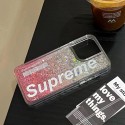 Supreme luxury iphone 14/14 pro/14 pro max/14 plus case monogram clear flow shine cover 14 13 12 11 x xs xr 8 7 plus case for women ladies men
