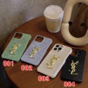 YSL iphone 14 Pro Max plus 13 12 11 x xs xr 8 7 Case luxury monogram crocodile brand leather protect cover