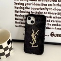 Ysl Luxury iPhone 13/14/15 Pro max Case Back Cover coque  ledertascheShockproof Protective Designer iPhone CaseFashion Brand Full Cover housseLuxury Case Back Cover schutzhülle