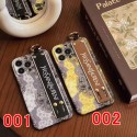 Yves Saint Laurent luxury handband stand ring flower monogram YSL elegant hang case For iphone 14 Pro Max iphone 13 12 11 cover
