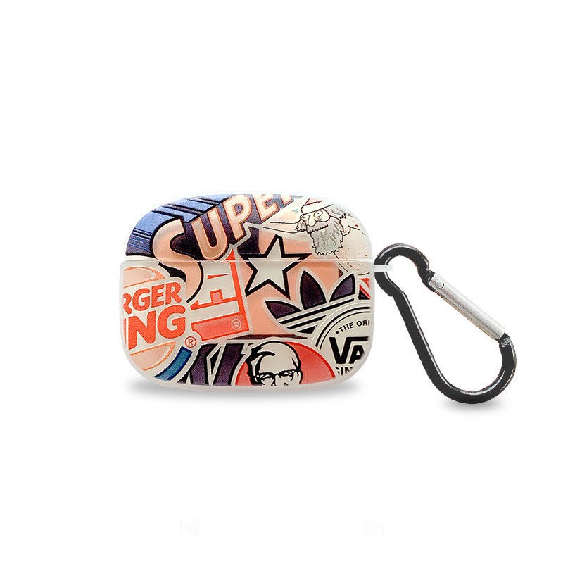 Adidas Wireless Charging Case for AirPods 1 2 3 pro pro2AirPods Case Custodia Hulle Fundaairpods Waterproof Case Shock Proof Protective CoverWireless Charging Airpods pro 2 3 1 Earbuds Case Cover Skin Shell