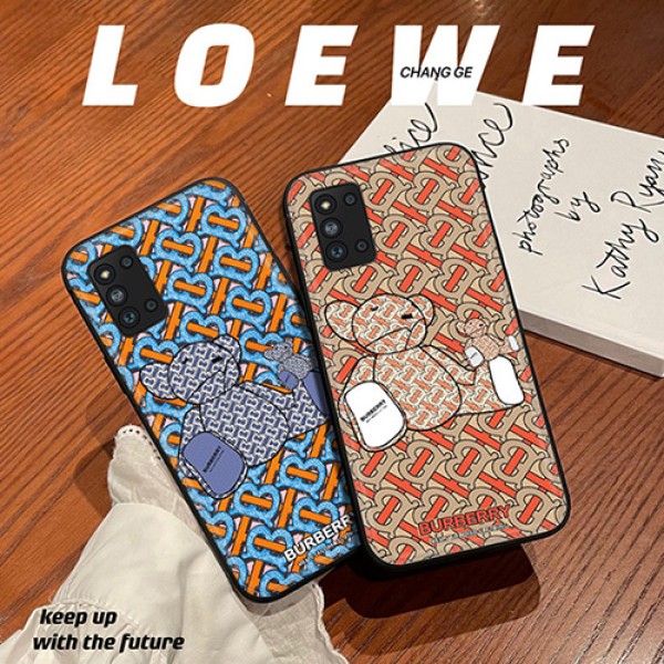 Burberry iPhone15 14 pro max 13 12 Case bear monogram luxury galaxy a55 a55 a53 a33 s24 s23s22 plus ultra s21 note20 designer cover shell for Man Women Girls
