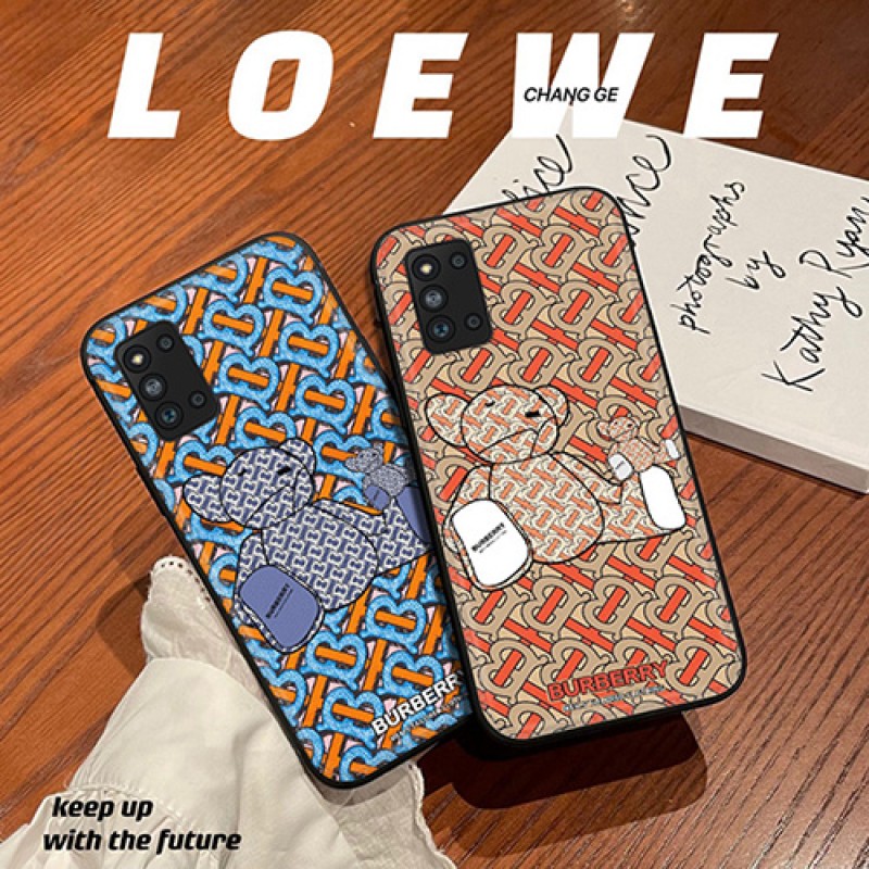 Burberry iPhone15 14 pro max 13 12 Case bear monogram luxury galaxy a55 a55 a53 a33 s24 s23s22 plus ultra s21 note20 designer cover shell for Man Women Girls