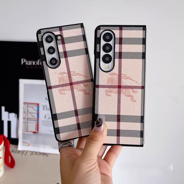 Burberry  Phone case Shell for samsung z flip 6 5 4 fold4 3 Fashion Brand Full Cover  Luxury designer samsung phone case hülle coque galaxy z flip fold 6 5 4 3 2  samsung  z flip 6 5 4 Case Custodia Hulle Funda