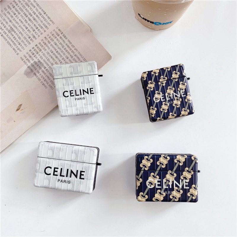Celine brand airpods pro 2 2022 3 pro 2 1 case monogram cover fashion TWS bluetooth earbuds accessories