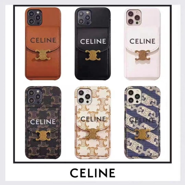 Celine luxury galaxy s23 plus ultra s22 s21 note 20 case leather card bag monogram iPhone 14 pro max 13 12 11 x xs xr cover designer shell for Man Women Girls