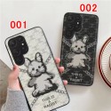 Celine luxury monogram cute rabbit print brand case For iphone 14 Pro Max Plus iphone se3 13 Mini Iphone 12 11 SE2 7 8 X Xr Xs galaxy s23 + plus ultra a54 5g s22 + plus ultra a33 a53 a73 note20 cover 