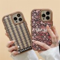 Chanel Celine Prada luxury monogram flower pattern cute fashion brand case elegant unique cover For iphone 14 Pro Max 13 12 11 cover