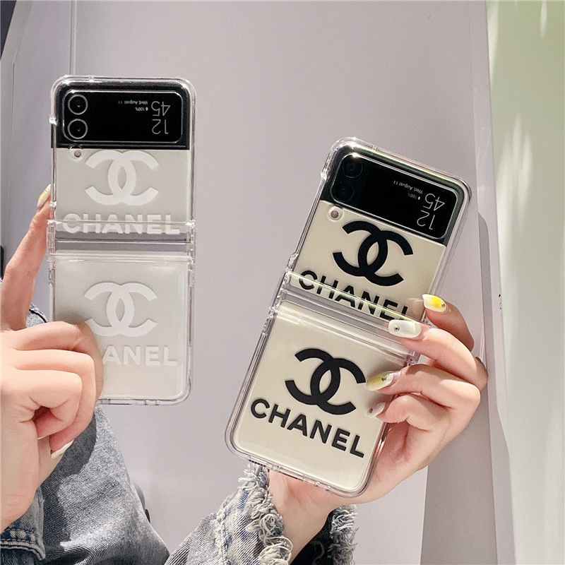 Chanel Galaxy Z Flip 3 4 5 6 5G Case coque hulleFashion Brand Full Coversamsung  z flip 6 5 4 Case Custodia Hulle FundaLuxury samsung z flip 6 5 4 3 fold 4 5 6 phone case Case Back Cover