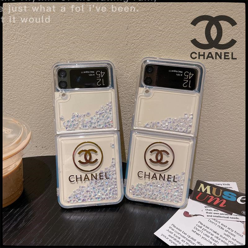 Chanel Luxury samsung z flip 5 4 fold6  Case Back Cover schutzhülle Fashion Brand Full Cover samsung  z flip 6 5 4 Case Custodia Hulle FundaLuxury samsung z flip 6 5 4 3 fold 4 5 6 phone case Case Back Cover