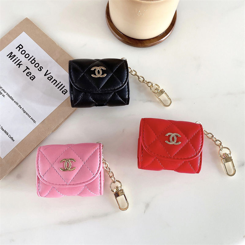 Chanel Wireless Charging Case for AirPods 1 2 3 4 pro pro2Luxury Designer Airpods pro2 4 3 2 Protective Case Cover hülle coqueAirPods Case Custodia Hulle FundaWireless Charging Airpods pro 4 2 3 1 Earbuds Case Cover Skin Shell